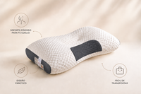 Almohada Cervical Ergonómica para Cuello y Hombros